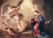 PITTONI, Giambattista Annunciation ery oil painting on canvas